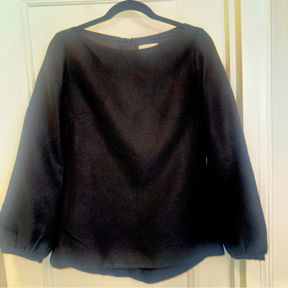 Charlotte Brody Elegant Women's Cotton Top - Black Size L